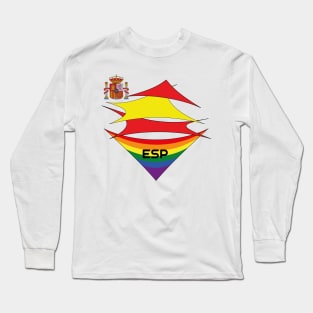 Spain pride flag Long Sleeve T-Shirt